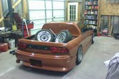 Nissan 240SX transformat in pick-up