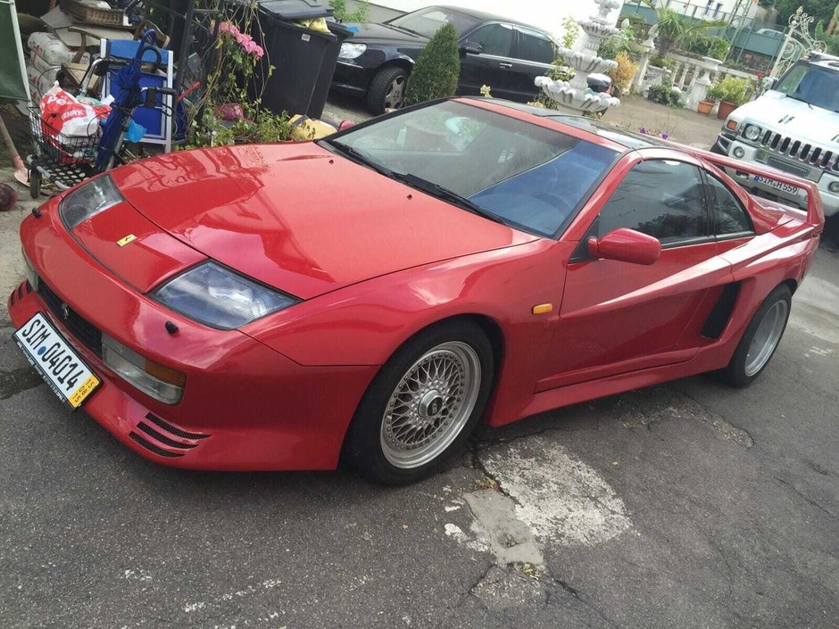 Nissan 300ZX transformat in Ferrari