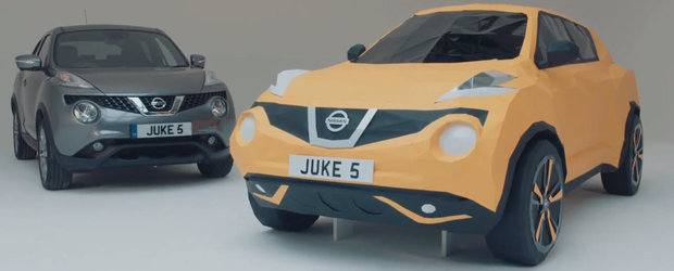 Nissan celebreaza cinci ani de Juke cu... un origami Juke