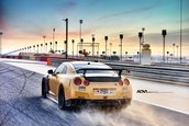Nissan GT-R cu auriu si carbon