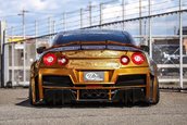 Nissan GT-R cu caroseria gravata