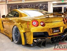 Nissan GT-R cu caroseria gravata