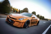 Nissan GT-R cu caroseria gravata