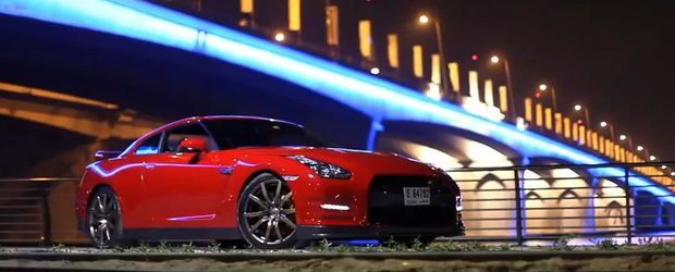 Nissan GT-R: frumusete rosie in Dubai