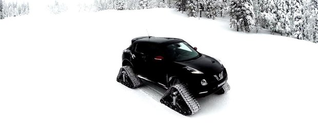 Nissan Juke NISMO RSnow vs. cainii husky: tu pe cine pariezi?