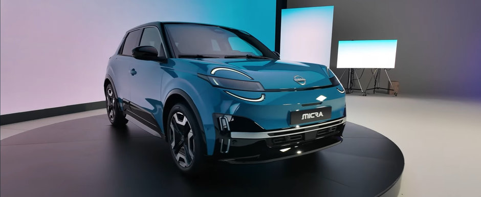 Nissan Micra se intoarce! Japonezii au lansat oficial o noua generatie a popularului model de dimensiuni subcompacte. Cum arata in realitate