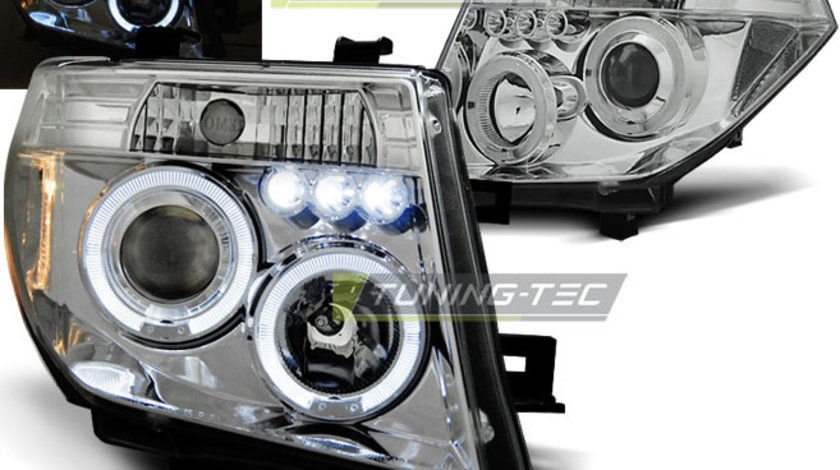 NISSAN NAVARA D40/PATHFINDER 05-10 ANGEL EYES Crom look