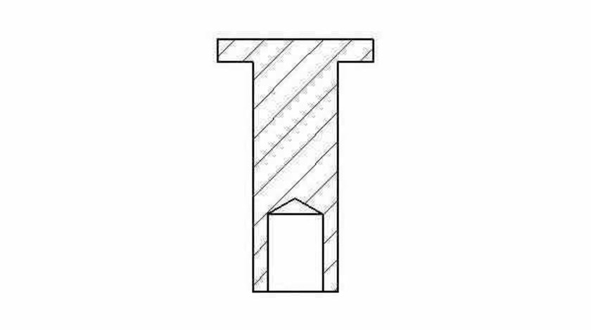 Nit material frictiune saboti frana MAN G TEXTAR 86002900