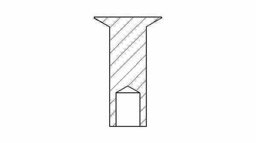 Nit material frictiune saboti frana VOLVO B 7 TEXTAR 88000800