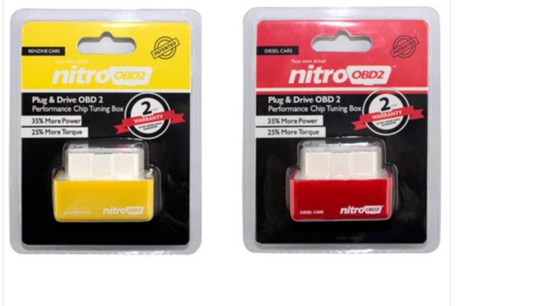 Nitro obd2 chip tuning diesel si benzina  , consum mai mic putere mai mare