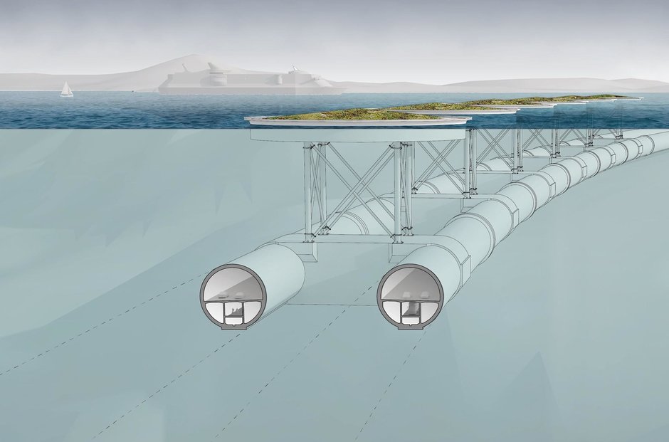 Noi cu carpeala, ei cu SF-ul: Norvegia va avea tuneluri subacvatice suspendate pentru masini