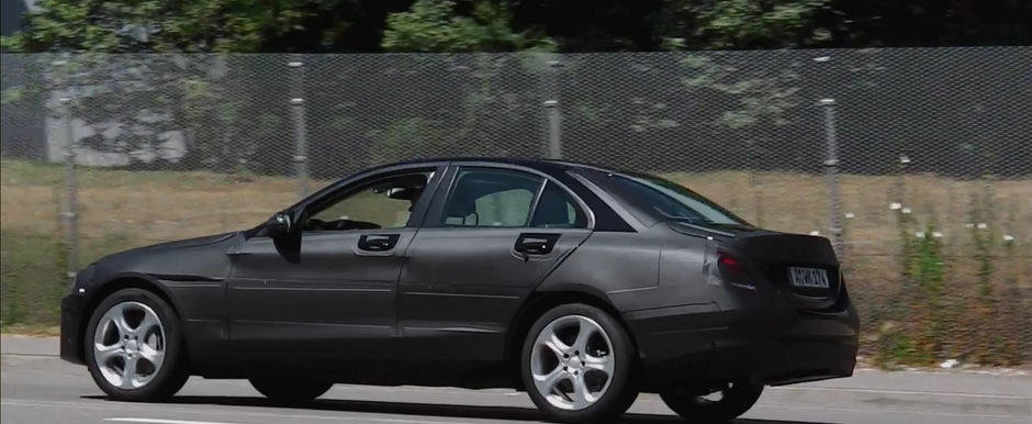 Noi imagini spion cu viitorul Mercedes C-Class Noi imagini spion cu viitorul Mercedes C-Class