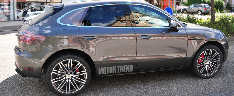 Noi imagini spion cu viitorul Porsche Macan Noi imagini spion cu viitorul Porsche Macan