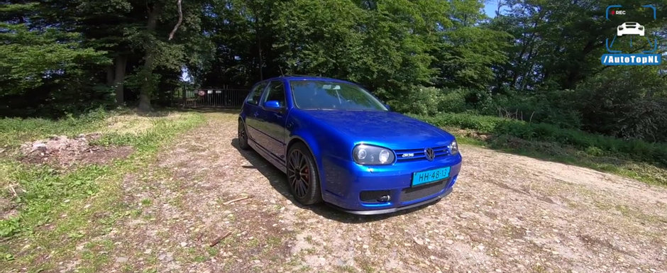 Noi un asemenea Golf 4 nu am mai vazut. Are motor de Passat R36, compresor mecanic si cutie DSG