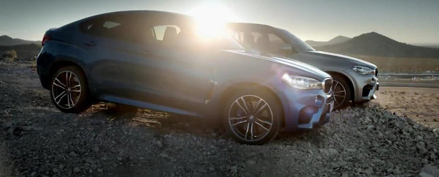 Noile BMW X5 si X6 M arata fioros in primul lor clip oficial