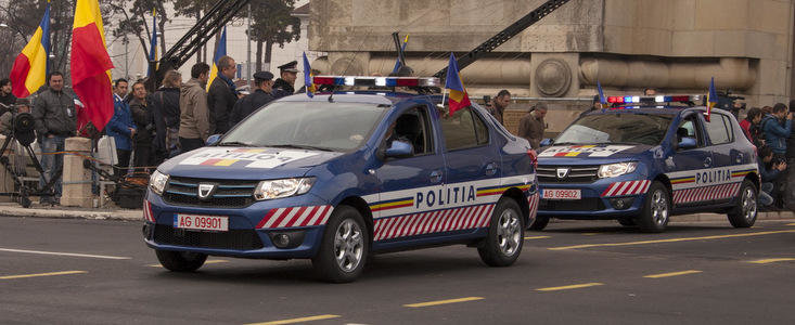 Noile Dacia Logan si Sandero au participat la Parada Militara de 1 Decembrie