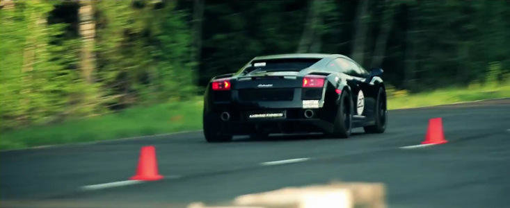 Nou record la Moscow Unlim 500+: 405 km/h intr-un Lamborghini Gallardo Twin-Turbo