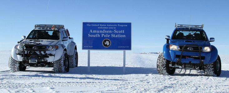 Nou record mondial in Antarctica: Toyota Hilux a parcurs 9.500 de kilometri Nou record mondial in Antarctica: Toyota Hilux a parcurs 9.500 de kilometri
