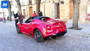 Noua Alfa Romeo 4C Spider, surprinsa complet necamuflata