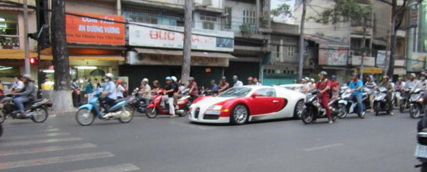 Noua culme a snobismului: Bugatti Veyron in Vietnam