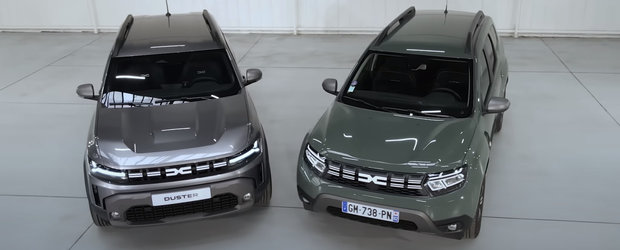 Noua Dacia Duster 3, filmata de francezi alaturi de Dacia Duster 2. Cum arata modelul lansat recent in comparatie cu cel pe care il inlocuieste