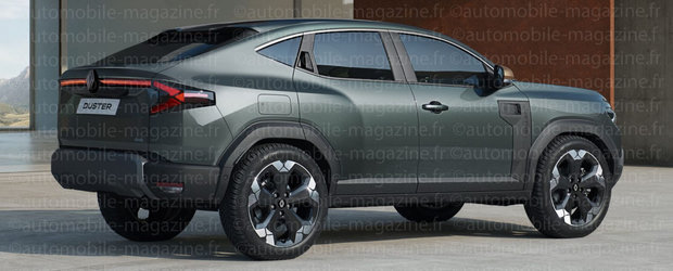 Noua Dacia Duster 3, prezentata sub forma de SUV Coupe. Arata mai bine decat BMW X6 si costa mult mai putin decat modelul bavarez