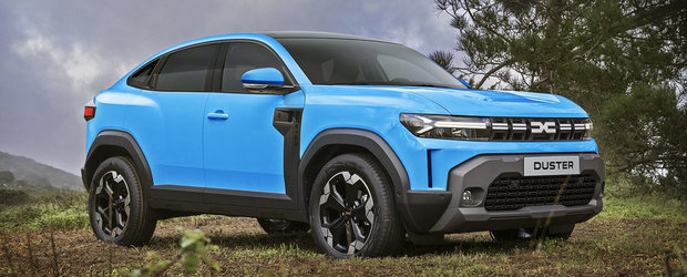 Noua Dacia Duster 3, prezentata sub forma de SUV Coupe. Arata mai bine decat BMW X6 si costa mult mai putin decat modelul bavarez