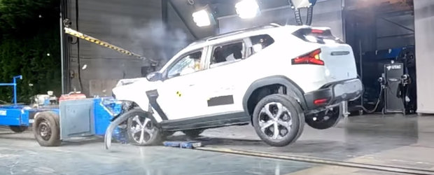 Noua Dacia Duster, la un pas sa isi ia zborul. S-a ridicat pe doua roti la testele Euro NCAP!
