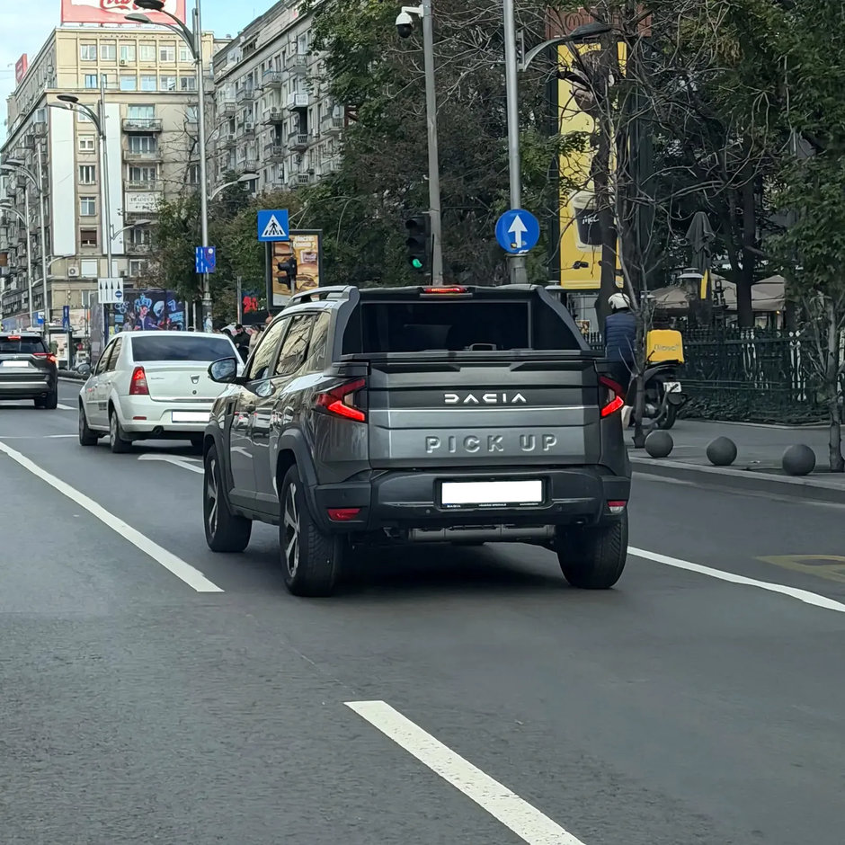 Noua Dacia Duster Pick-Up in Romania