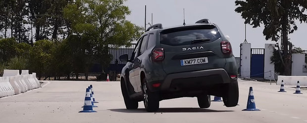 Noua Dacia Duster s-a facut de ras la testul elanului. SUV-ul constructorului de la Mioveni a primit lectii de la o masina chinezeasca