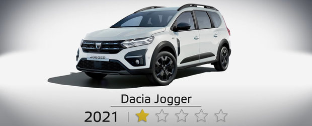 Noua Dacia Jogger s-a facut de ras. N-a luat decat o stea la testele Euro NCAP
