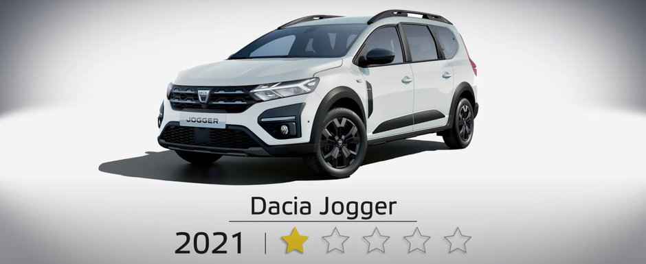Noua Dacia Jogger s-a facut de ras. N-a luat decat o stea la testele Euro NCAP