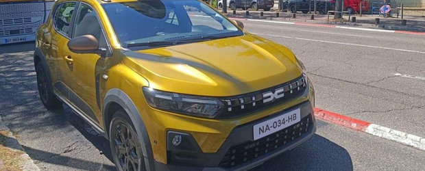 Noua Dacia Sandero, surprinsa in cele mai clare imagini de pana acum. Cum arata noua masina a romanilor?