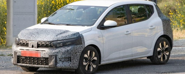Noua Dacia Sandero, surprinsa in teste pe strazile Europei. Masina romanilor ar putea primi ceasuri de bord digitale si cel mai mare motor de pana acum
