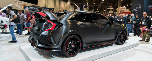 Noua Honda Civic Type R i-a uimit pe toti cei prezenti la SEMA. Interiorul ramane inca un mister