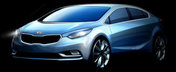 Noua Kia Forte / Cerato - Primele schite oficiale