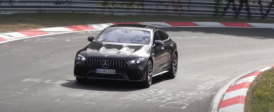 Noua masina de 800 CP de la Mercedes a fost surprinsa pe Nurburgring complet necamuflata. VIDEO