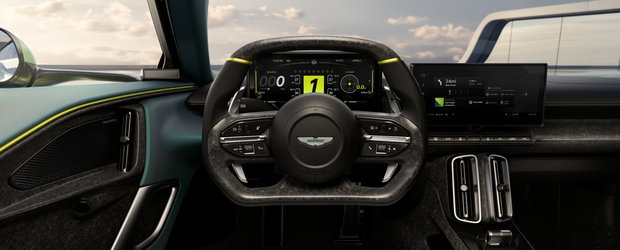 Noua masina de la Aston Martin e nebunie curata. Are patru motoare si 1.079 CP