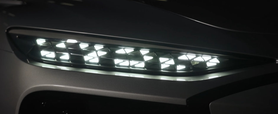 Noua masina de la Audi e la ani lumina in fata rivalilor: are faruri care proiecteaza jocuri video pe pereti! Cum functioneaza in realitate