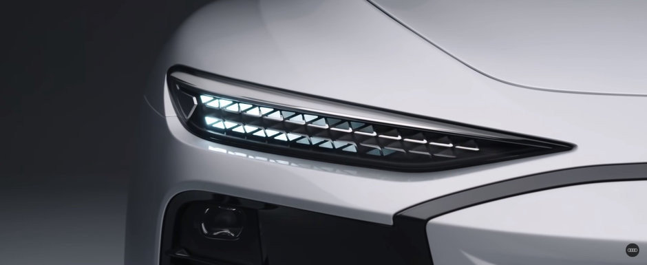 Noua masina de la Audi e la ani lumina in fata rivalilor: are faruri care proiecteaza jocuri video pe pereti! Cand se lanseaza pe piata