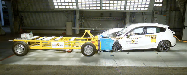 Noua masina de la BMW s-a facut de ras. Nu a luat decat patru stele la testele Euro NCAP