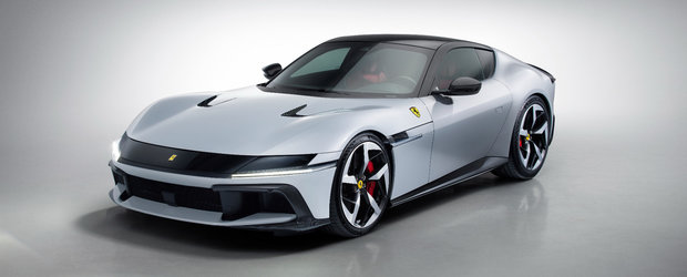 Noua masina de la Ferrari e nebunie curata: are un design retro la exterior si o motorizare care se tureaza pana la 9.500 de rotatii pe minut sub capota!