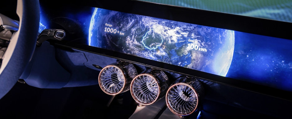 Noua masina de la Mercedes e nebunie curata: are panouri solare la exterior si un display 8K de 47.5 inch la interior! Cum arata in realitate Noua masina de la Mercedes e nebunie curata: are panouri solare la exterior si un display 8K de 47.5 inch la interior! Cum arata in realitate