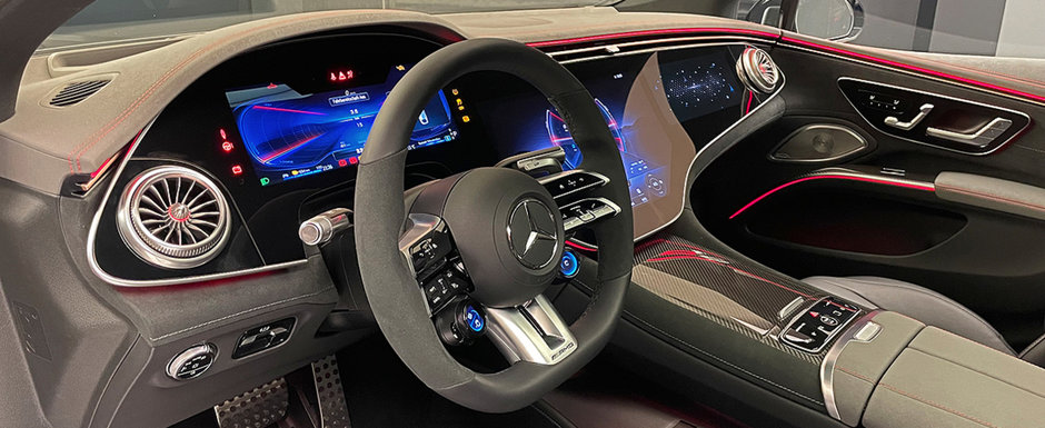 Noua masina de la Mercedes e nebunie curata: are 761 de cai sub capota si un display curbat de 55 de inch la interior! Cum arata in realitate