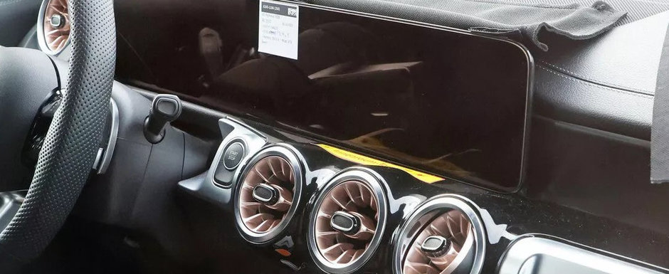 Noua masina de lux de la Mercedes, surprinsa pentru prima oara in teste. Viitorul model al nemtilor a fost fotografiat cu un ecran urias in bord Noua masina de lux de la Mercedes, surprinsa pentru prima oara in teste. Viitorul model al nemtilor a fost fotografiat cu un ecran urias in bord