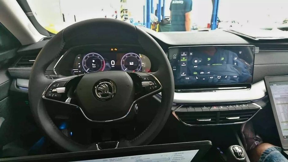 Noua Skoda Octavia - Poze de la interior