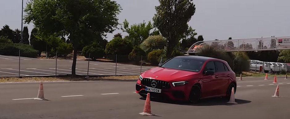 Noul A45 S pe lista rusinii. Hot hatch-ul suprem de la Mercedes-AMG a picat testul elanului Noul A45 S pe lista rusinii. Hot hatch-ul suprem de la Mercedes-AMG a picat testul elanului