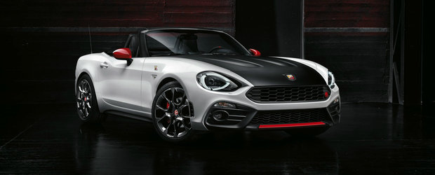 Noul Abarth Spider ofera 170 CP si tractiune spate, insa costa o mica avere