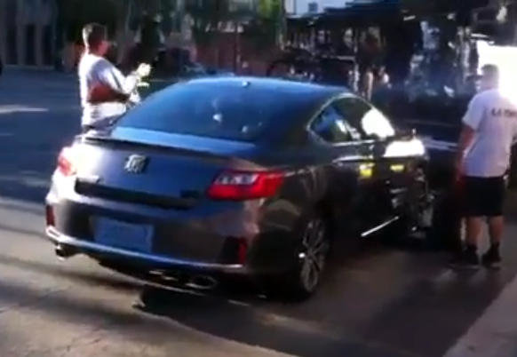Noul Accord Coupe, surprins pe strazile din SUA Noul Accord Coupe, surprins pe strazile din SUA