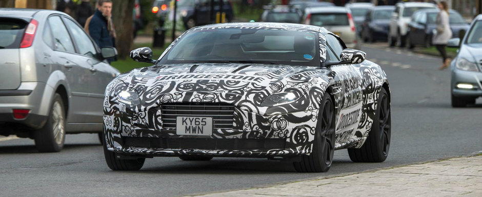 Noul Aston Martin DB11 iese in teste alaturi de un V12 twin-turbo de 600 CP Noul Aston Martin DB11 iese in teste alaturi de un V12 twin-turbo de 600 CP
